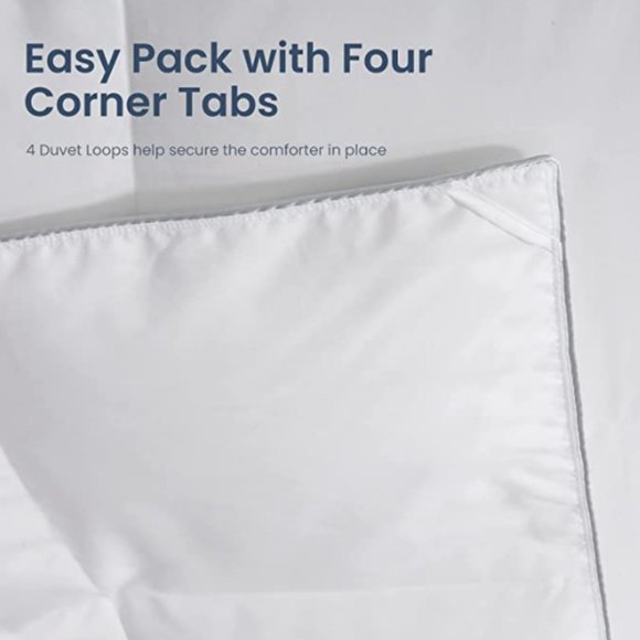 WHITE FEATHER - DOWN BLEND COMFORTER - 50/50 LIGHTWEIGHT (FULL/QUEEN) - Picture 6 of 7